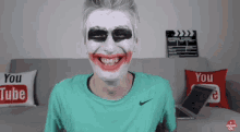 Joker Make Up GIF - Joker Make Up Hahaha GIFs