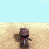 a cartoon character with a pink tongue sticking out and the word luma on the bottom right