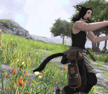 Scared Miqote GIF - Scared Miqote Keepers Of The Moon GIFs