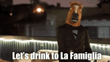 Lets Drink To La Famiglia Nostra GIF