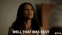 Well That Was Easy Lesley Ann Brandt GIF - Well That Was Easy Lesley Ann Brandt Mazikeen GIFs