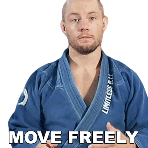 Move Freely Jordan Preisinger Sticker - Move Freely Jordan Preisinger Jordan Teaches Jiujitsu Stickers