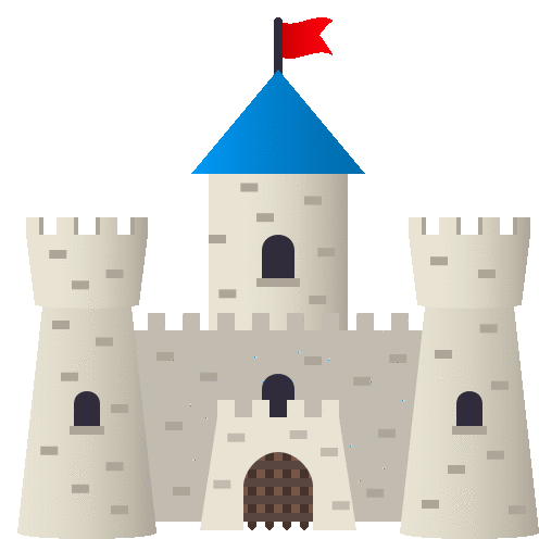 Castle Travel Sticker - Castle Travel Joypixels Stickers