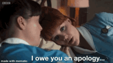 Apology Patsy Mount GIF - Apology Patsy Mount Emerald Fennell GIFs