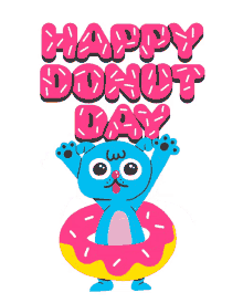 happy donut day donut day its donut day donut time doughnuts