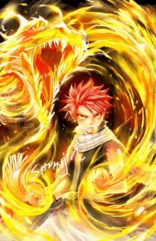 Fairy tail, dragon slayer and natsu dragneel gif anime #1266140 on