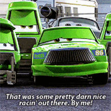 Cars Chick Hicks GIF - Cars Chick Hicks That Was Some Pretty Darn Nice Racin Out There GIFs