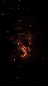 a picture of an explosion with the words " lam ung commu " in red