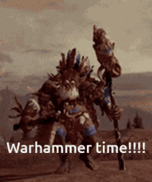 Warhammer Time Get On Warhammer GIF - Warhammer Time Get On Warhammer Greenskin Warhammer Play GIFs