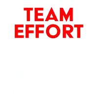 a logo that says team effort and audimute on it
