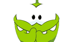 Cant Wait Om Nom Sticker - Cant Wait Om Nom Om Nom And Cut The Rope Stickers