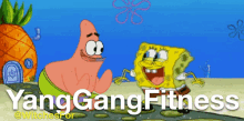 yang gang fitness yang gang spongebob meme