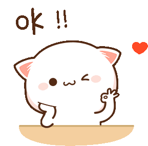 Mochi Cat Sticker - Mochi Cat Ok Stickers