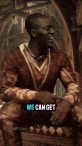 a man in a video game says we can get in blue