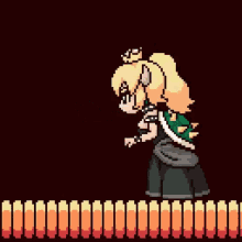bowsette blowing mario brothers