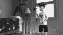 Black And White Toy Story GIF - Black And White Toy Story Andy GIFs