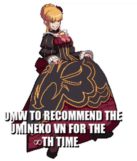 Umineko Umineko Visual Novel Sticker Umineko Umineko Visual Novel Visual Novel GIF l ri k f edin v payla n