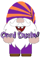 Gnome Cool Dude Sticker