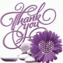 Thank You Floral GIF - Thank You Floral Purple GIFs