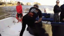 Twerking On A Boat GIF
