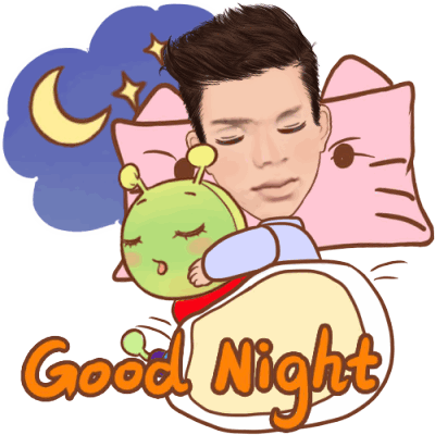 Goodnight Bedtime Sticker - Goodnight Bedtime Night N Ight Stickers