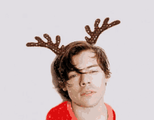 Harry Styles Reindeer GIF - Harry Styles Reindeer Christmas GIFs