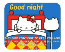 Hello Kitty Bedtime GIF - Hello Kitty Bedtime Good Night GIFs