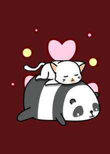 Kitty And Panda GIF