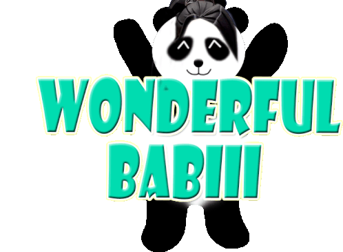 Panda Wonderful Panda Sticker - Panda Wonderful Panda Wonderful Stickers