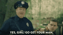 Supportive Friend GIF - Police Cop Yes GIFs