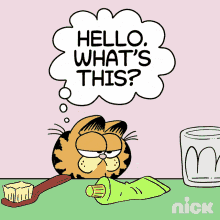 I Hate Mondays Garfield GIF - I Hate Mondays Garfield Hello Whats This GIFs