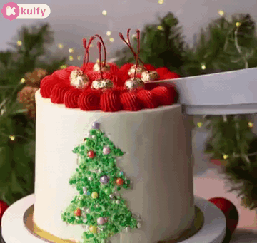 Christmas cake (no line) - Stock Illustration [67483343] - PIXTA