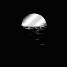 Moon Waves GIF - Moon Waves Full Moon GIFs