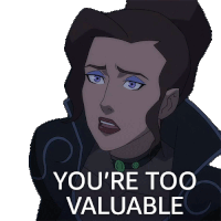 You Are Too Valuable Delilah Briarwood Sticker - You Are Too Valuable Delilah Briarwood The Legend Of Vox Machina Stickers