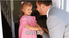 Cute Dad And Daughter GIF - Cute Dad And Daughter Sweet Kiss GIFs