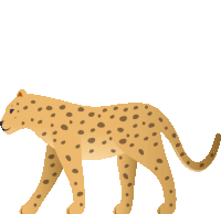 Leopard Nature Sticker - Leopard Nature Joypixels Stickers