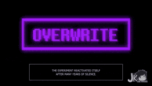 a purple and black background with a silhouette of a person and the word nightmare .