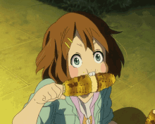 eating popcorn eat anime hungry