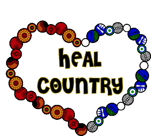 Heal Country Indigenous Sticker - Heal Country Indigenous Aboriginal Stickers