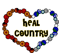 Heal Country Indigenous Sticker - Heal Country Indigenous Aboriginal Stickers