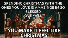 You Make It Feel Like Christmas Dancing GIF - You Make It Feel Like Christmas Dancing Grooving GIFs