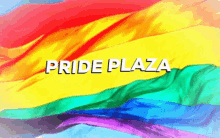 Rainbow Flag Pride Plaza GIF - Rainbow Flag Pride Plaza Rainbow GIFs