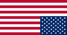 the flag of the united states of america has a pattern of stars on it