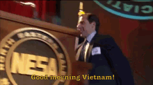 Michael Scott Good Morning Vietnam GIF - The Office Michael Scott Steve Carell GIFs