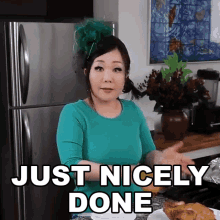 Just Nicely Done Emily Kim GIF - Just Nicely Done Emily Kim Maangchi GIFs