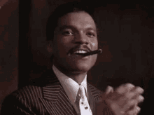 Clapping Billy Dee Williams GIF - Clapping Billy Dee Williams Likes It GIFs
