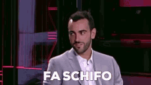Marco Mengoni Schifo GIF - Marco Mengoni Schifo Mi Fa GIFs