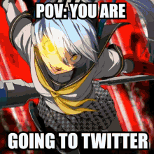 Persona4arena You Are Going To Twitter GIF - Persona4arena Persona4 You Are Going To Twitter GIFs