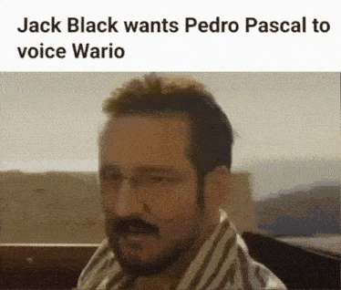 Jack Black quer Pedro Pascal interpretando Wario em sequência de