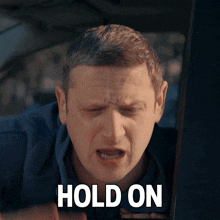 Hold On Tim Robinson GIF - Hold On Tim Robinson I Think You Should Leave With Tim Robinson GIFs